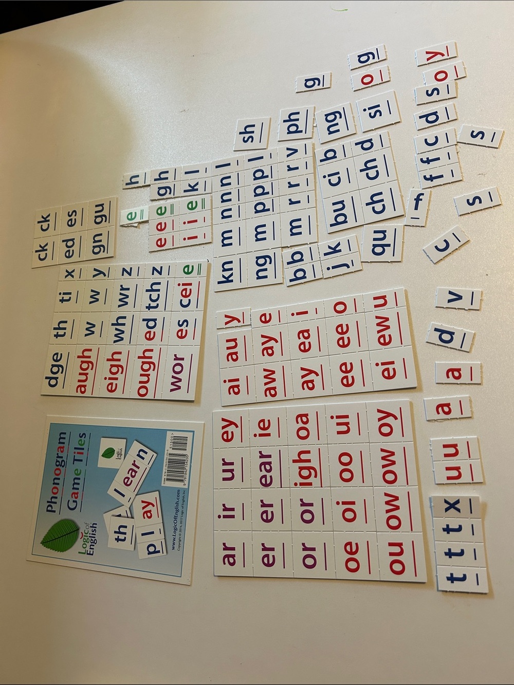 Logic of English Foundations A Teacher’s Manual, book set, game cards, + tiles - Picture 7 of 8